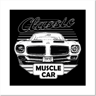 Firebird Classic American Muscle Car 70s Posters and Art